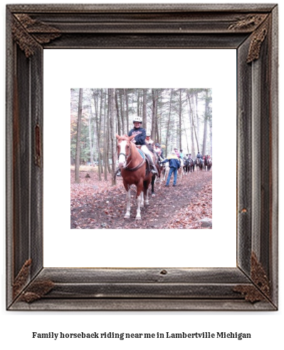 family horseback riding near me in Lambertville, Michigan